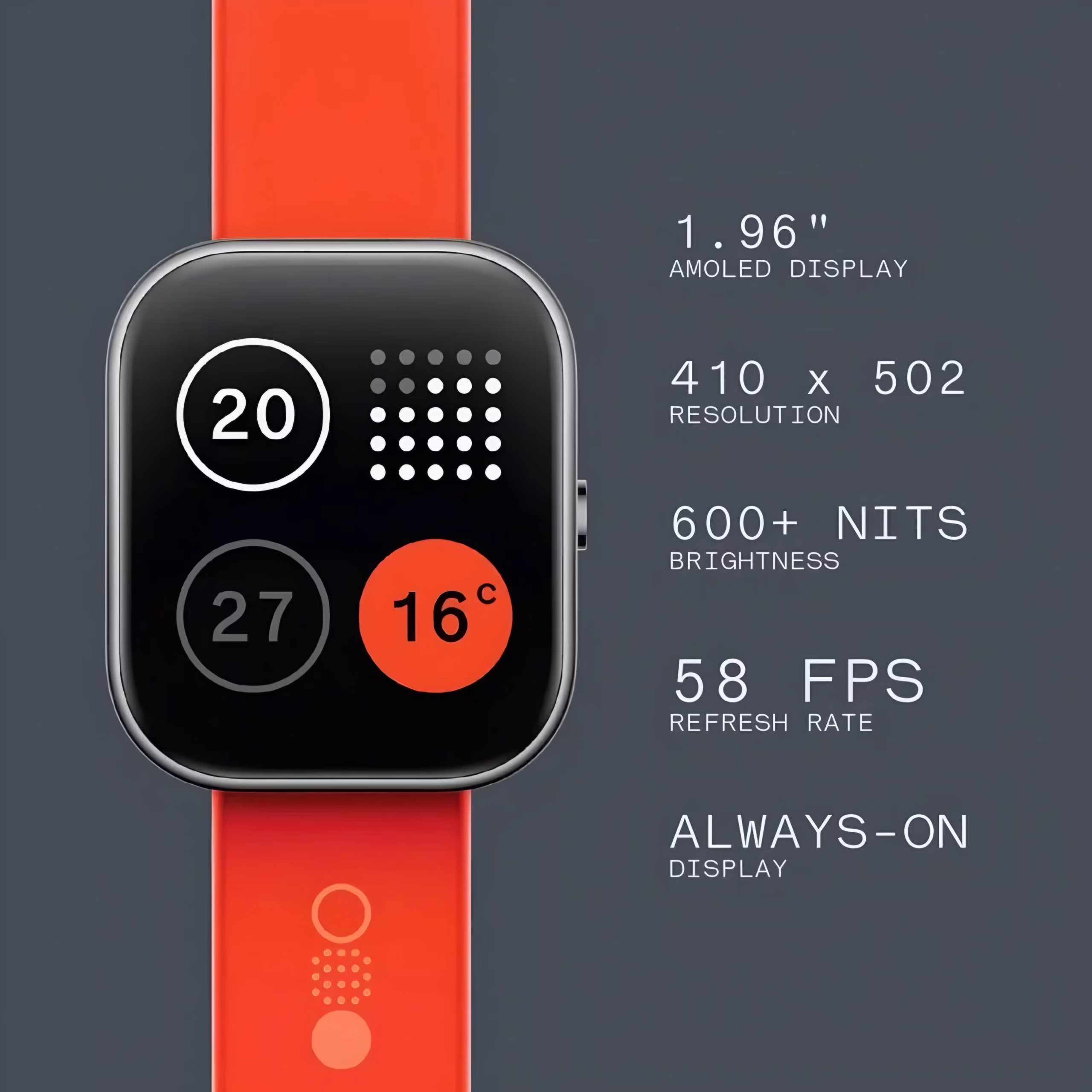 Built-in 5-satellite GPS system for accurate running, cycling, and outdoor tracking.